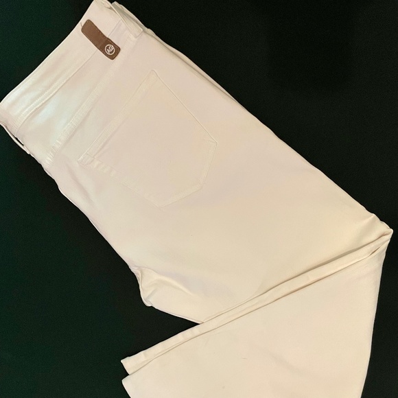 AG ADRIANO GOLDSCHMIED The Protègè Straight Leg Men’s White Jeans Size 38 - Picture 1 of 3
